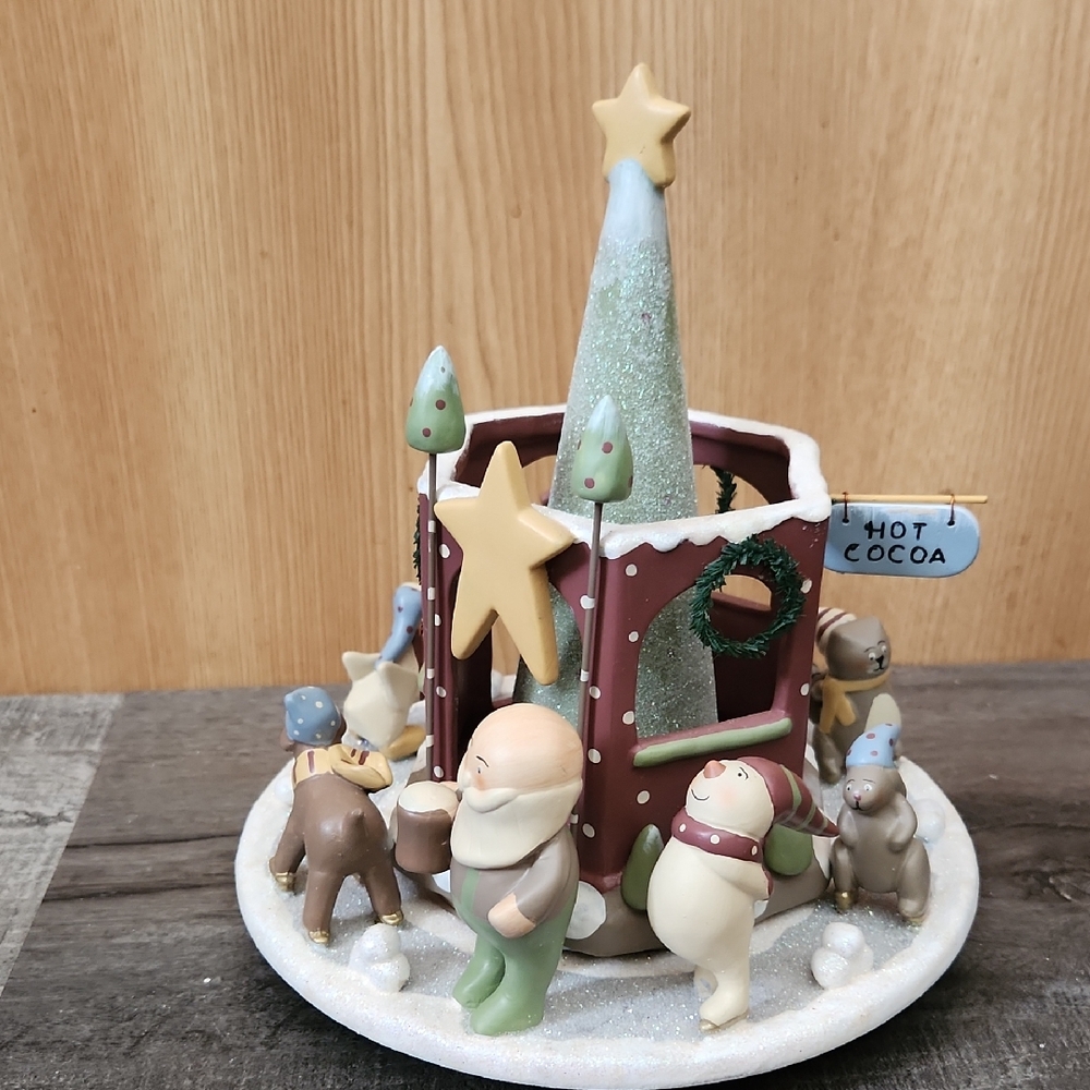 Festive Holiday Musical Turning Christmas Decor